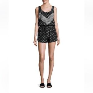 Stella McCartney Polka Dot & Chevron Romper spring travel summer vacation beach
